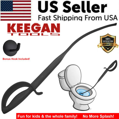 KEEGAN TOOLS Toilet Sword 32" Plunger Declogger Handle HEAVY DUTY Bathroom Clog