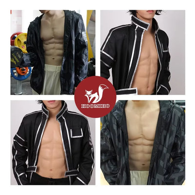 Simulation Strong Figure Realistic Silicone Male Muscle Suit Artificial Sturdy Chest Men Crossdresser Macho Cosplay