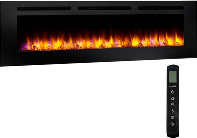 60-Inch Allusion Linear Electric Fireplace (SF-ALL60-BK)