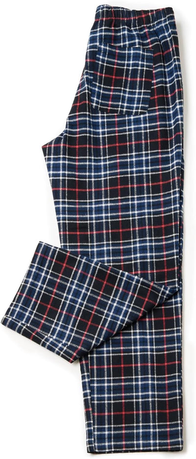 Men'S Pajama Pants Cotton Flannel Plaid Lounge Fleece Warm Sleepwear Pants PJ Bottoms Drawstring and Pockets M39/M128