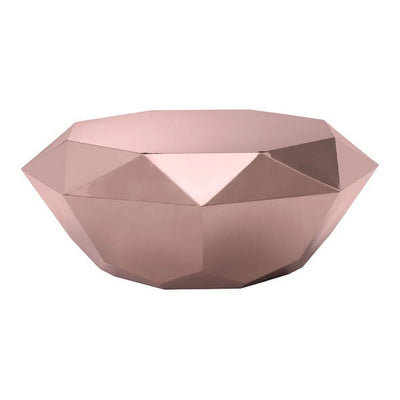 Coffee Table Rose Gold - Polished Stainless Steel