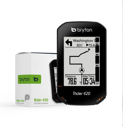 Rider 420 Wireless GPS Bike/Cycling Computer. Compatible with Bike Radar, 35Hrs Long Battery Life, Navigation with Turn-By Turn Follow Track. Bluetooth ANT Bicycle Computer