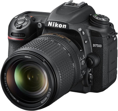 D7500 20.9MP DSLR Camera with AF-S DX NIKKOR 18-140Mm F/3.5-5.6G ED VR Lens, Black