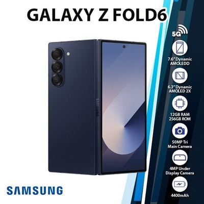 Samsung Galaxy Z Fold6 5G Android Cell Phone (Navy/12Gb+256