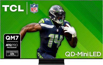 55-Inch QM7 QLED 4K Smart Qd-Mini LED TV with Google TV (55QM751G, 2024 Model) Dolby Vision IQ, Dolby Atmos, HDR, Game Accelerator up to 120Hz, Voice Remote, Works with Alexa, Streaming Television