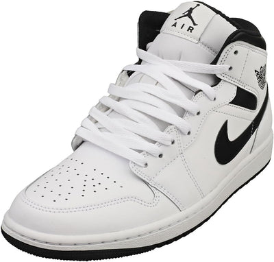 Men'S 1 Mid White/Black-White-Black (DQ8426 132)