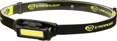 61702 Bandit 180-Lumen Rechargeable LED Headlamp with USB Cord, Hat Clip & Elastic Headlamp, White LED, Black