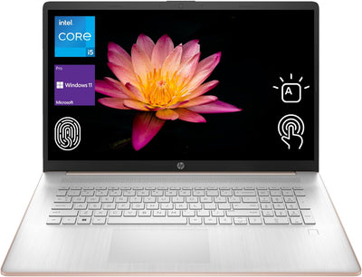 2023 17T Business Professional Rose Gold Laptop, 17.3" HD+ Touchscreen, Intel Core I5-1335U, 32GB RAM, 1TB SSD, Webcam, FP Reader, Backlit KB, HDMI, Wi-Fi 6, Windows 11 Pro