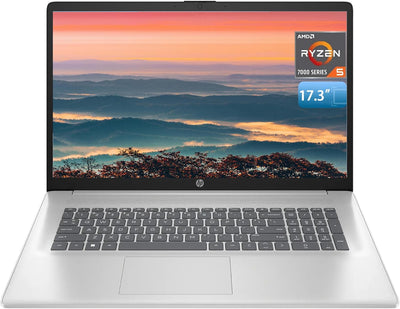 17 Laptop, 17.3" FHD Display, 32GB RAM, 1TB SSD, AMD Ryzen 5 Processor(Beats I7-1165G7, up to 4.3Ghz), Webcam, Numeric Keypad, Long Battery Life, Windows 11 Home, Alpacatec Accessories, Silver