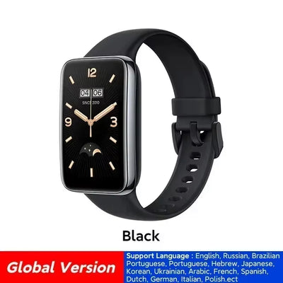 Original Global Version  Mi Band 7 Pro AMOLED Screen Blood Sleep Breathing Oxygen Monitoring Health Management Smart Watch