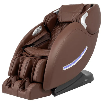 OS-4000XT L-Track Massage Chair with Zero Gravity, Space Saving, Brown